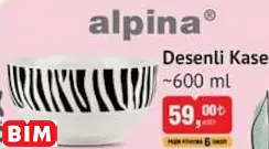 ALPİNA DESENLİ KASE